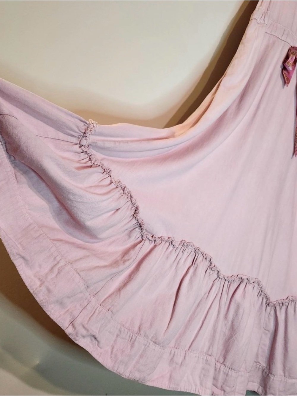Banana Republic Soft Pink Ruffled Skirt